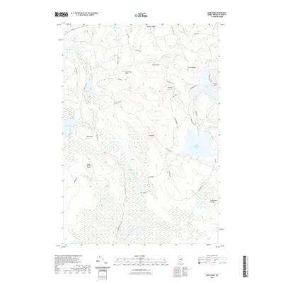 2021 Map of Weir Pond, 2021 Print