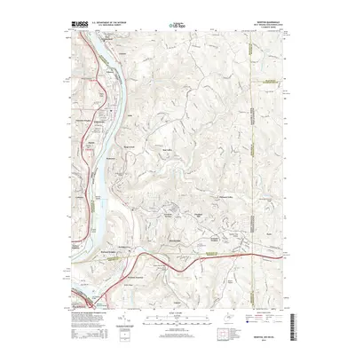 2014 Map of Weirton, 2014 Print