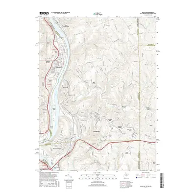 2016 Map of Weirton, 2016 Print