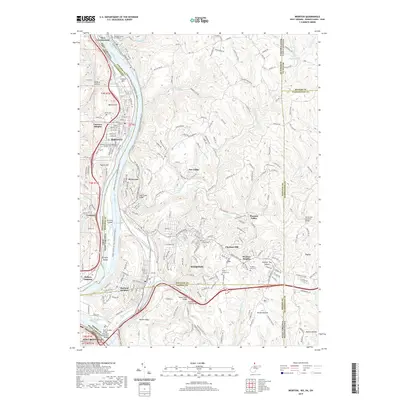 2019 Map of Weirton, 2019 Print