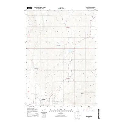 2013 Map of Weiser North, 2013 Print