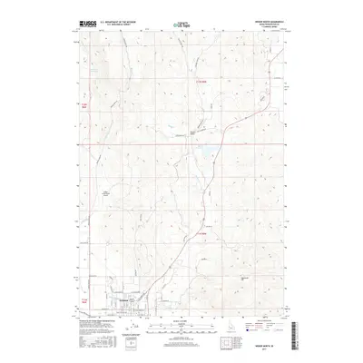 2017 Map of Weiser North, 2017 Print