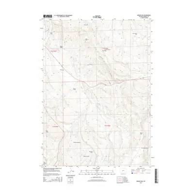 2015 Map of Weiser Pass, 2015 Print