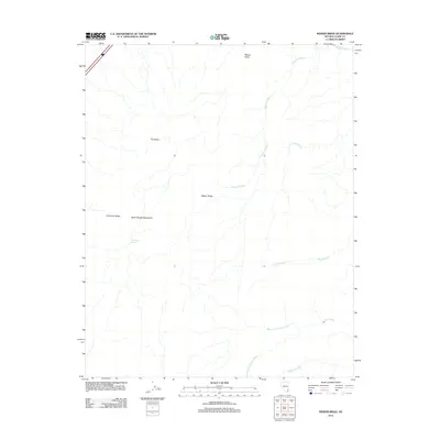 2012 Map of Weiser Ridge, 2012 Print