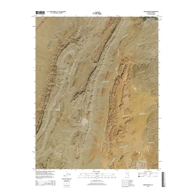 2014 Map of Weiser Ridge, 2014 Print