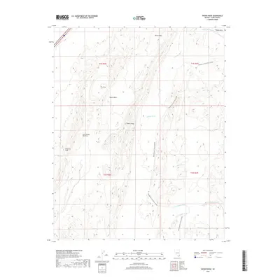 2018 Map of Weiser Ridge, 2018 Print