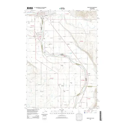 2013 Map of Weiser South, 2013 Print