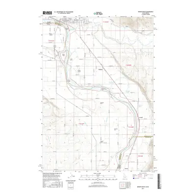 2017 Map of Weiser South, 2017 Print