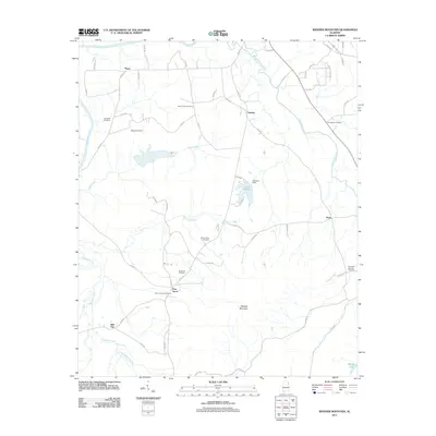2011 Map of Weisner Mountain, 2011 Print