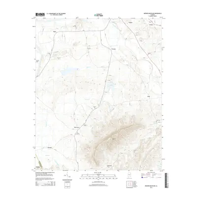 2014 Map of Weisner Mountain, 2014 Print