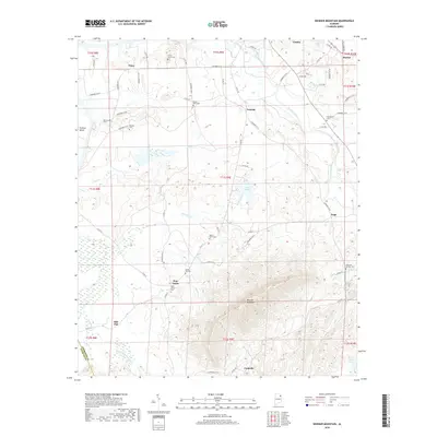 2018 Map of Weisner Mountain, 2018 Print