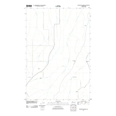 2011 Map of Weissenfels Ridge, 2011 Print