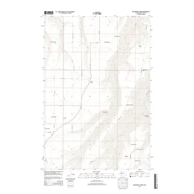 2014 Map of Weissenfels Ridge, 2014 Print