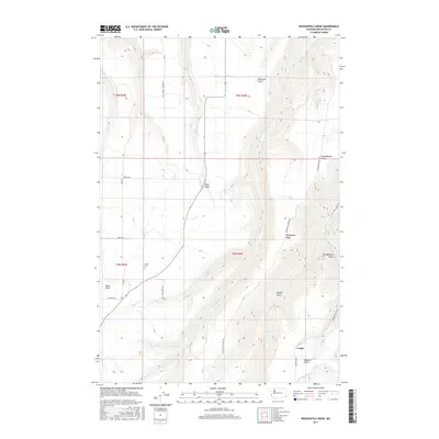 2017 Map of Weissenfels Ridge, 2017 Print