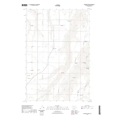 2020 Map of Weissenfels Ridge, 2020 Print