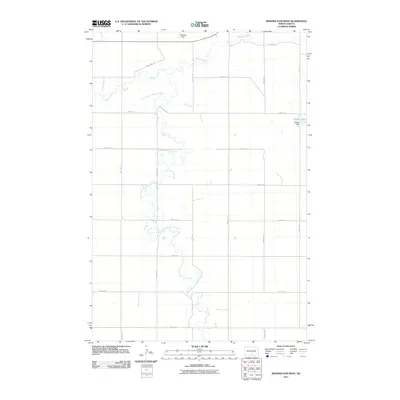 2011 Map of Weisser Dam West, 2011 Print