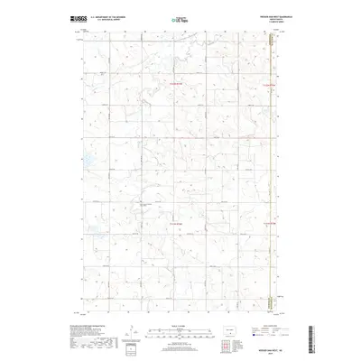 2018 Map of Weisser Dam West, 2018 Print