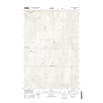 2013 Map of Weitas Butte, 2013 Print