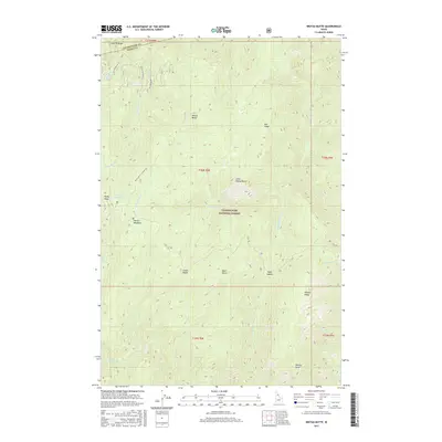 2017 Map of Weitas Butte, 2017 Print