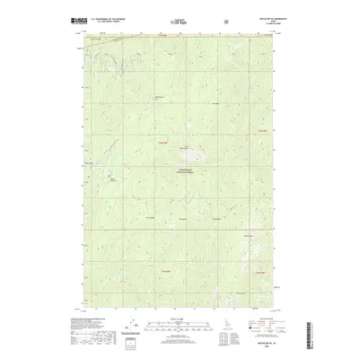 2020 Map of Weitas Butte, 2020 Print
