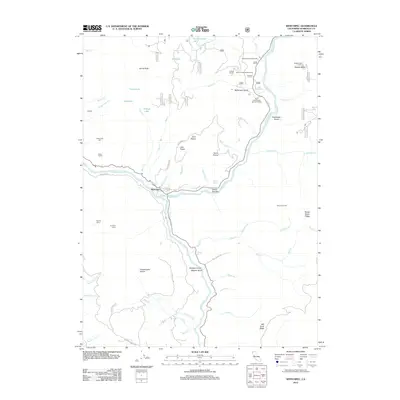 2012 Map of Weitchpec, 2012 Print