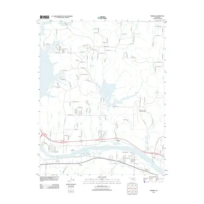 2012 Map of Wekiwa, 2012 Print