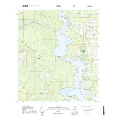 2021 Map of Welaka, 2021 Print