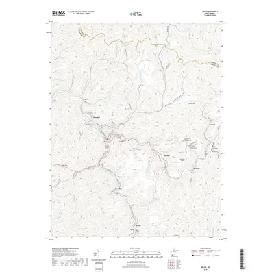 2019 Map of Welch, 2019 Print
