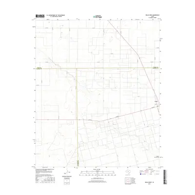 2016 Map of Welch West, 2016 Print