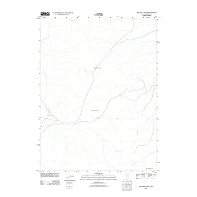 2012 Map of Welches Canyon, 2012 Print