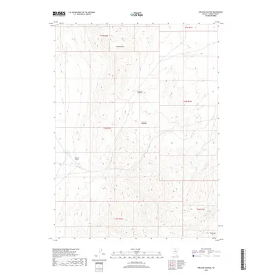 2018 Map of Welches Canyon, 2018 Print