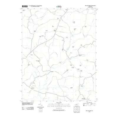 2010 Map of Welchs Creek, 2010 Print