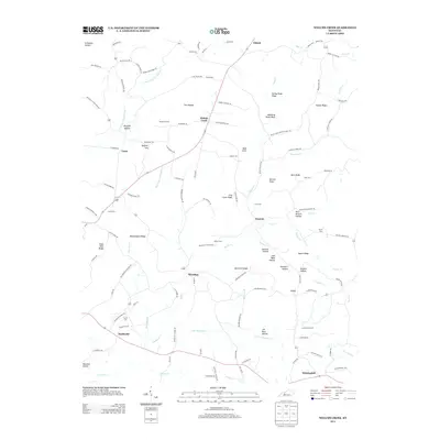 2013 Map of Welchs Creek, 2013 Print