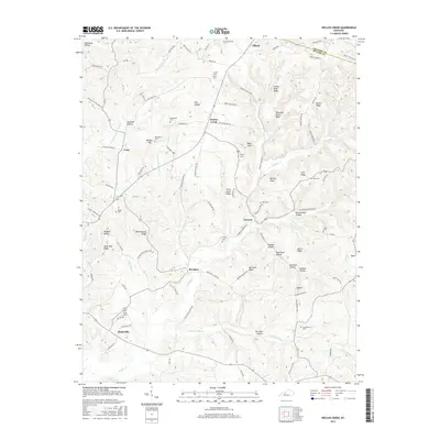 2016 Map of Welchs Creek, 2016 Print
