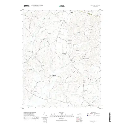2019 Map of Welchs Creek, 2019 Print