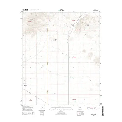 2014 Map of Weldon Hill, 2014 Print