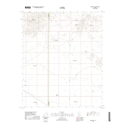 2018 Map of Weldon Hill, 2018 Print