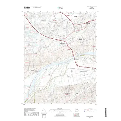2017 Map of Weldon Spring, 2017 Print