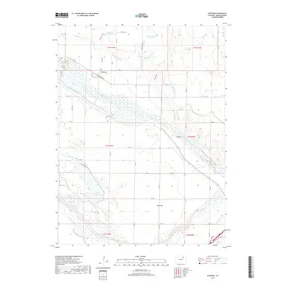 2019 Map of Weldona, 2019 Print