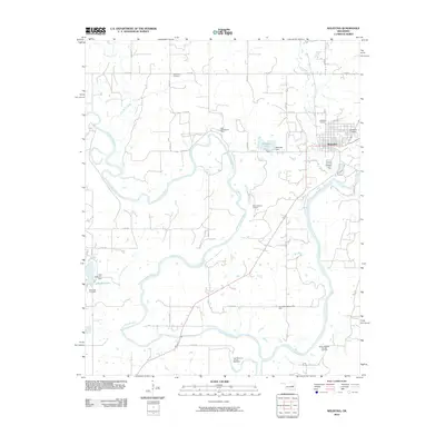 2010 Map of Weleetka, 2010 Print