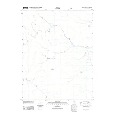 2012 Map of Well Canyon, 2012 Print