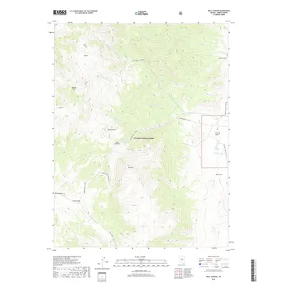 2018 Map of Well Canyon, 2018 Print