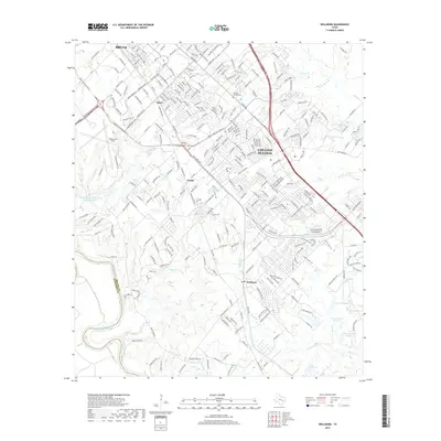 2019 Map of Wellborn, 2019 Print