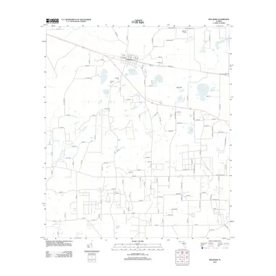 2012 Map of Wellborn, 2012 Print