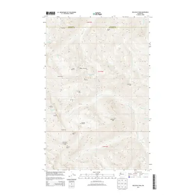 2014 Map of Wellesley Peak, 2014 Print