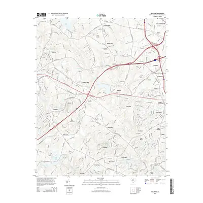 2014 Map of Wellford, 2014 Print