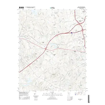 2017 Map of Wellford, 2017 Print