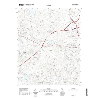 2020 Map of Wellford, 2020 Print