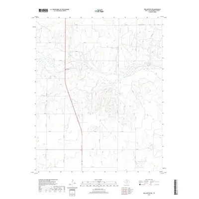 2019 Map of Wellington NW, 2019 Print