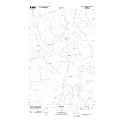 2011 Map of Wellington Peak, 2011 Print